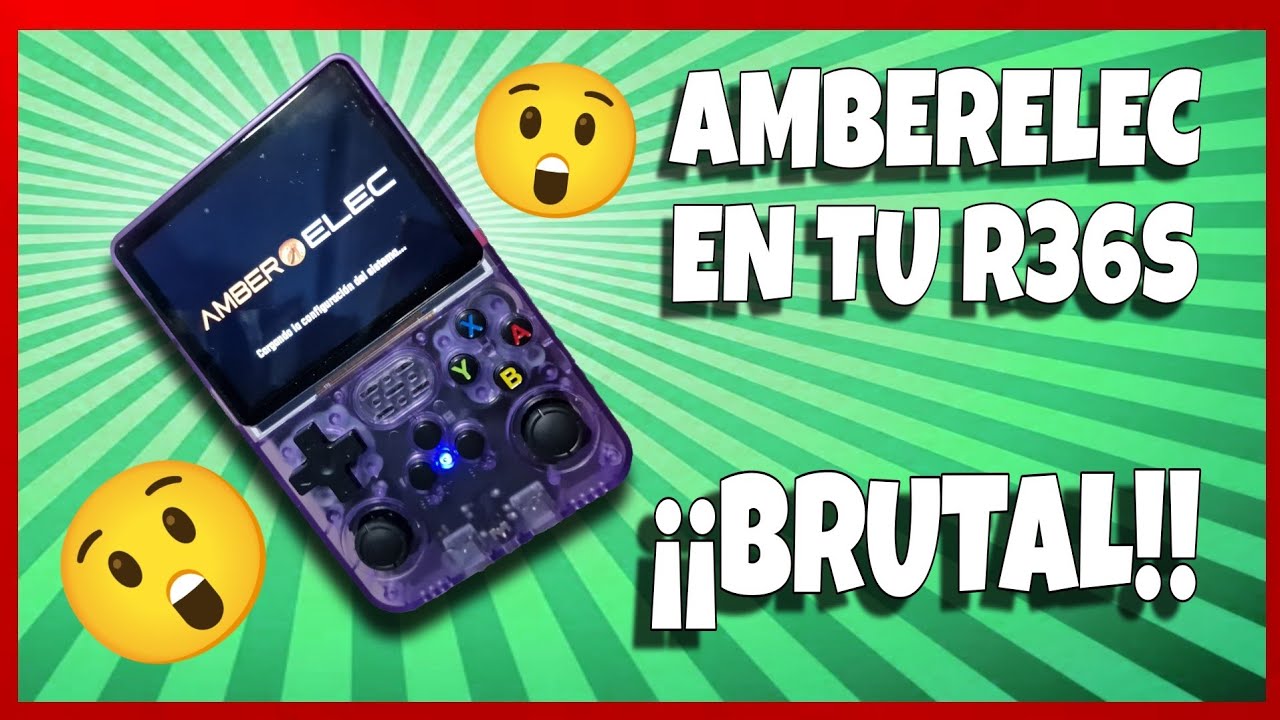 AMBERELEC para R36S 😯. MEJORA tu R36S con el mejor sistema CFW 💥🕹️. BRUTAL!!. TUTORIAL COMPLETO.