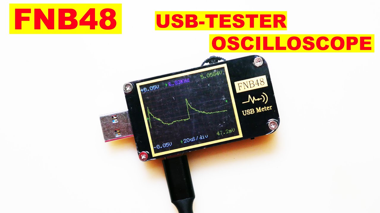 FNB48 USB-тестер с осцилографом от FNIRSI / Сравнение с U2p ZY1280 CT-3