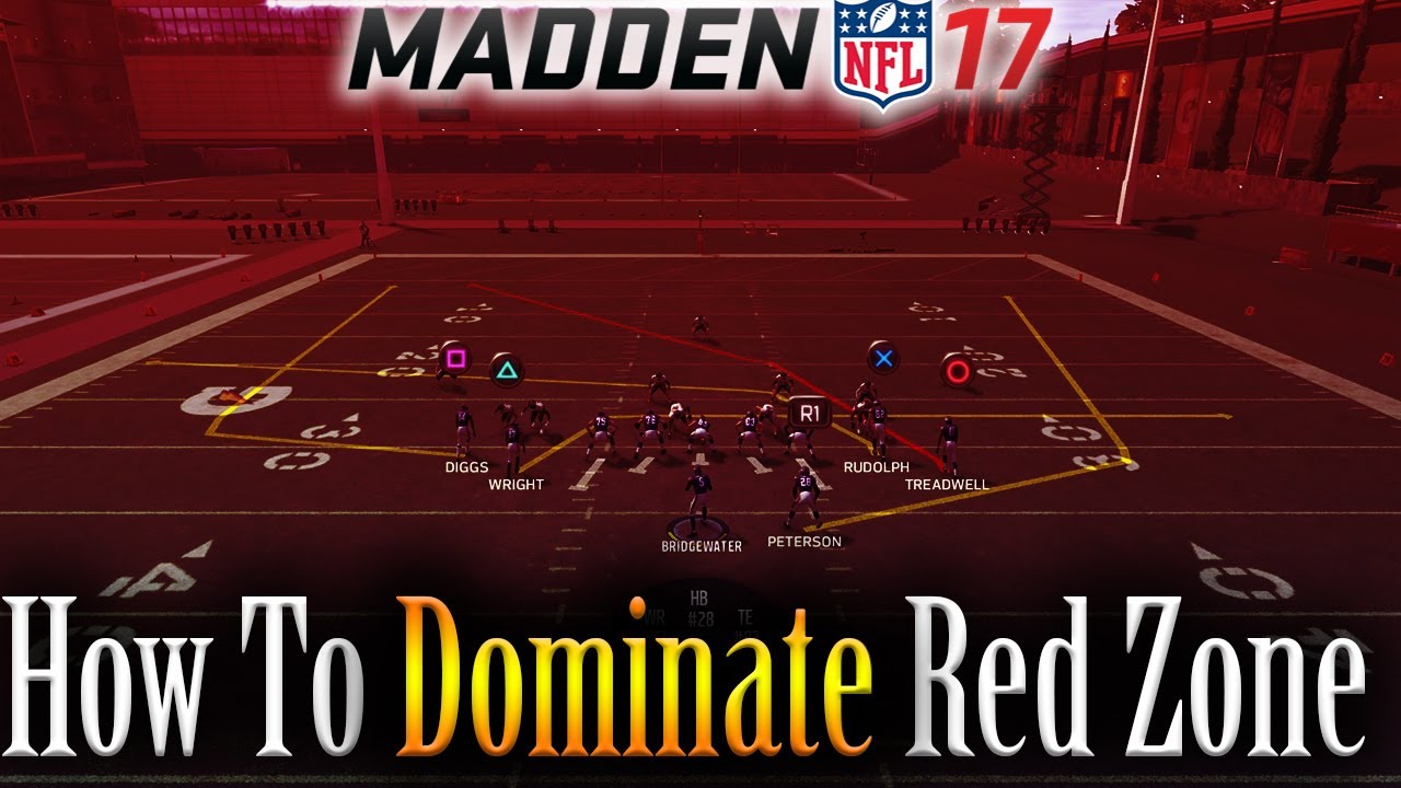 Dominating Inside The RedZone / Goal line ! - Madden 17 tips and tricks !! How To Score EASY