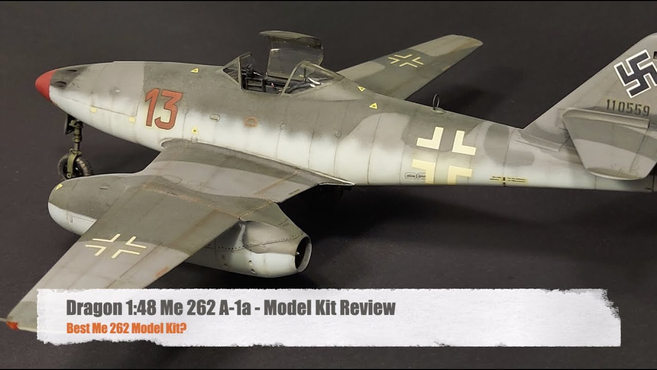 Dragon-Trimaster 1:48 Me 262 Review - Best Me 262 Model Kit?