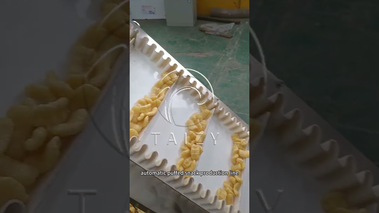 Crispy Corn Puff Snack Twin Screw Extruder | Puffed Snack Production Line