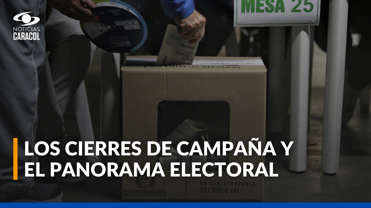 Así fueron los cierres de campaña a pocos días de elecciones en Colombia: mensajes y análisis