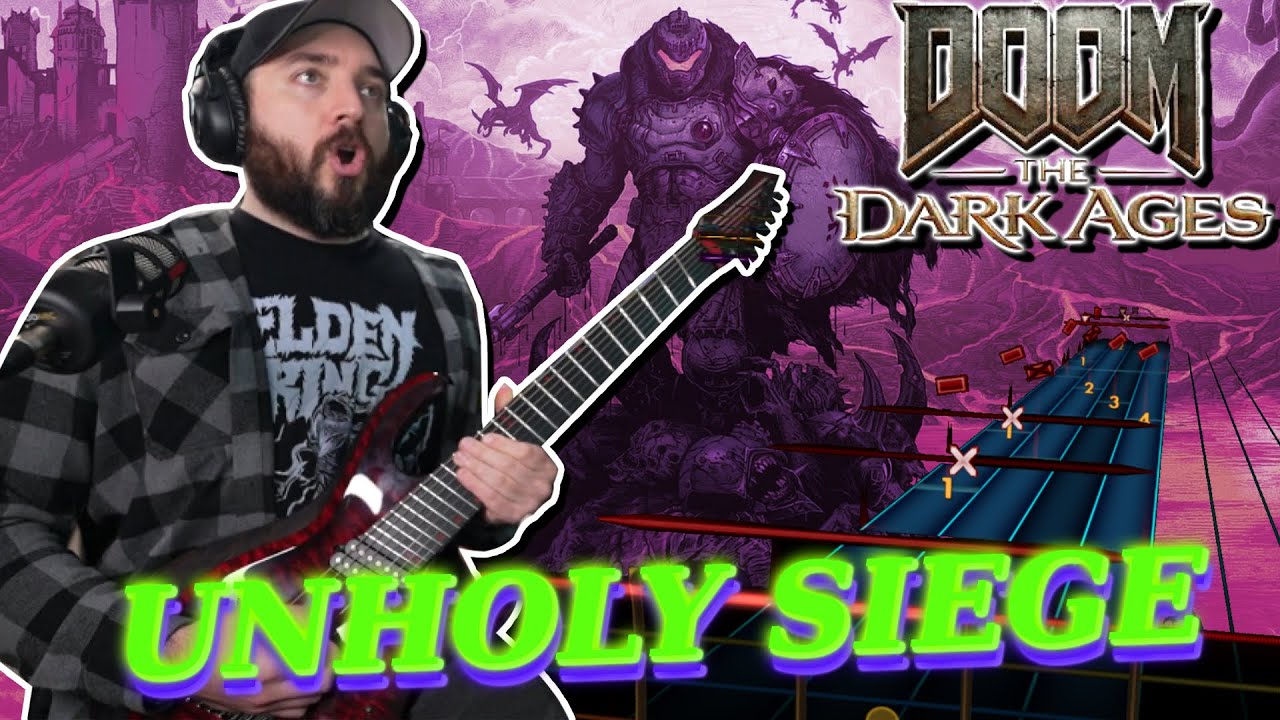 Doom Dark Ages OST - Unholy Siege | Rocksmith Guitar Cover