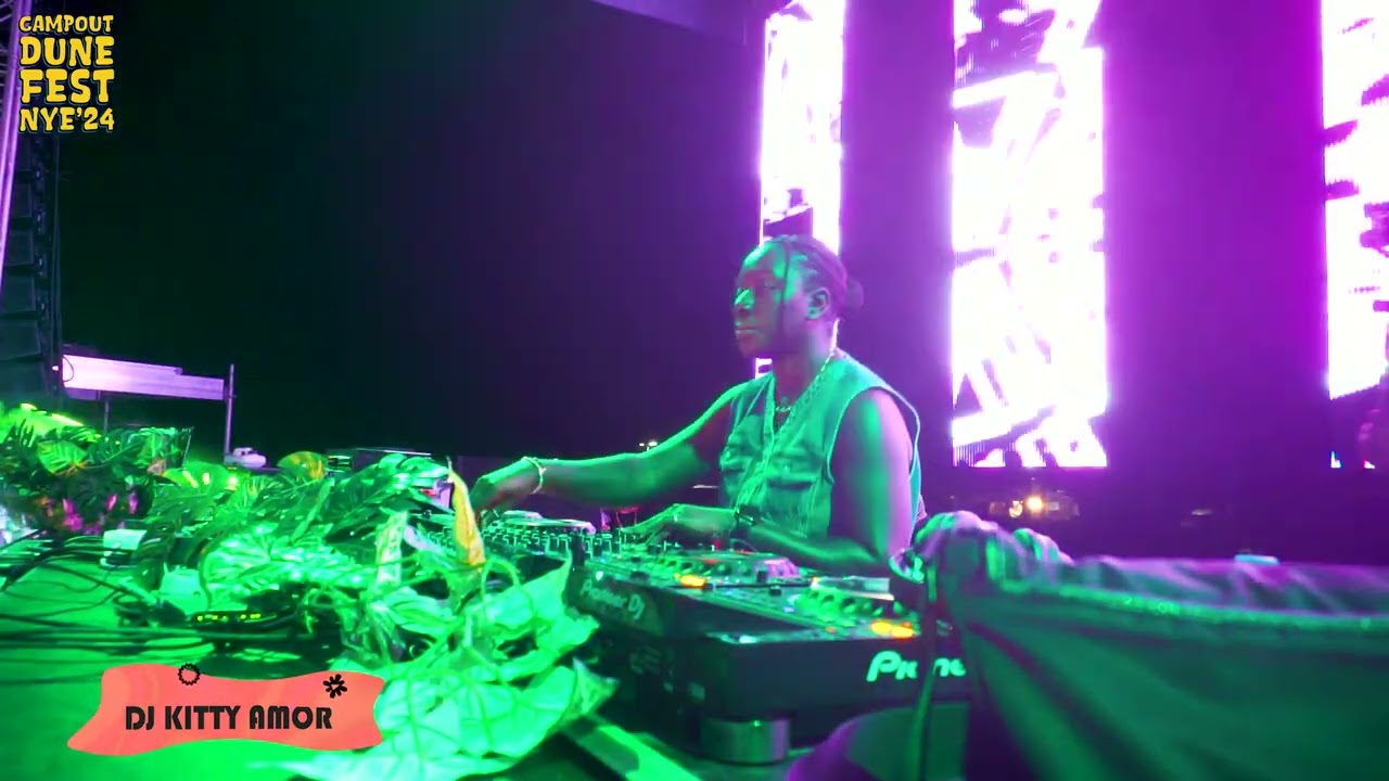KITTY AMOR LIVE DJ MIX| CAMPOUT DUNEFEST NYE 2024 | NAMIBIAN DESERT