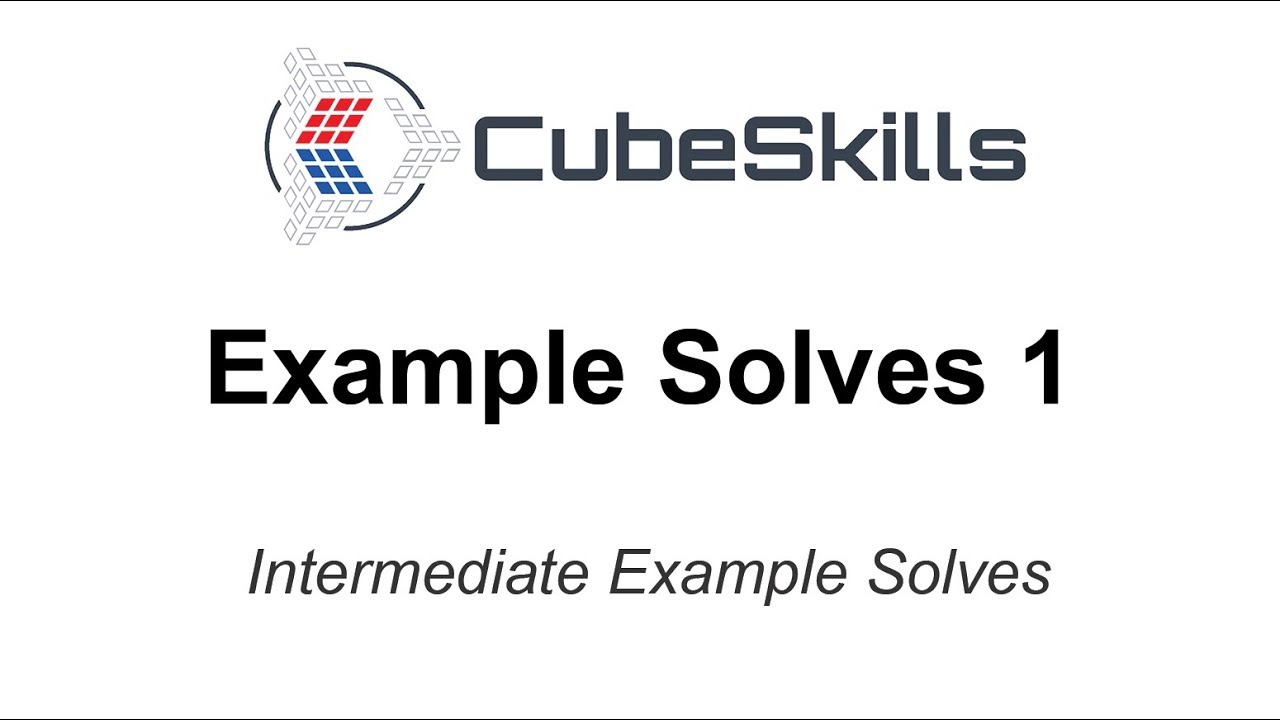 3x3 Intermediate Example Solves [1]