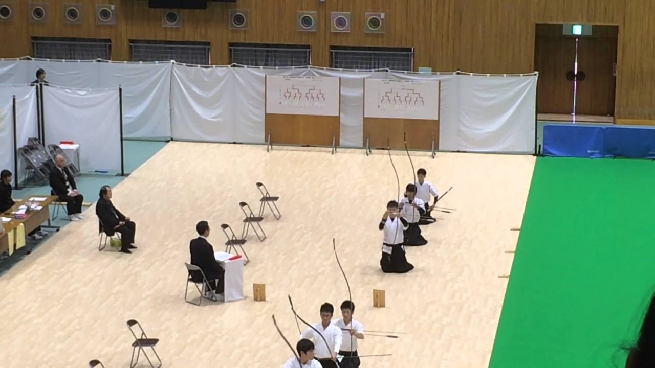 第34回 全国弓道選抜大会  決勝トーナメント決勝戦 日高-長野吉田
