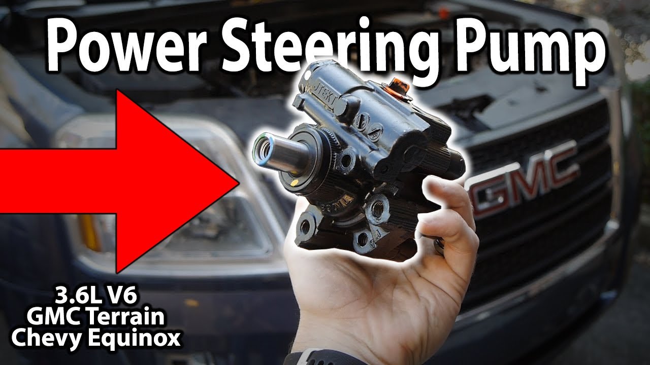 Power Steering Pump Replacement on a 2010-2017 GMC Terrain 3.6 V6
