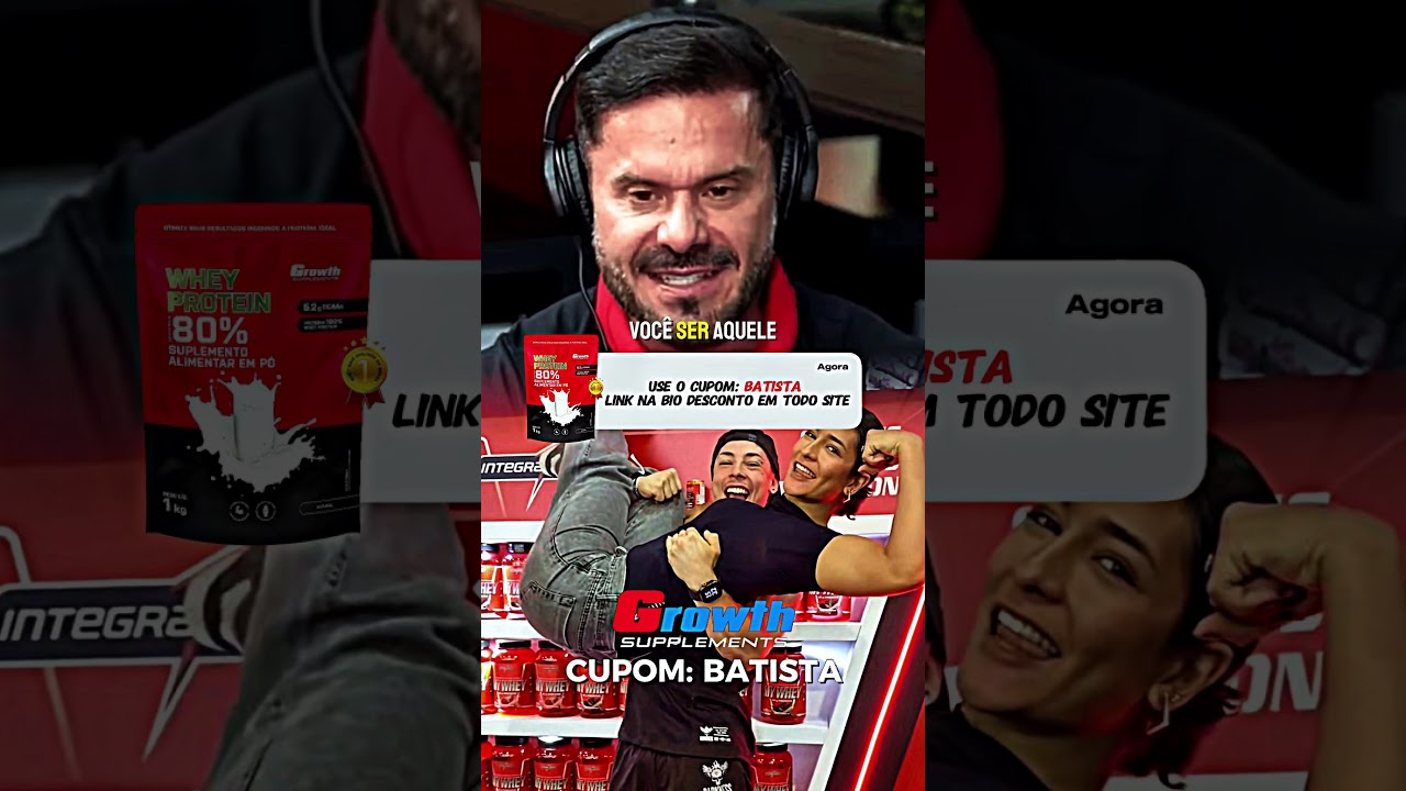 Use Cupom: 𝗕𝗔𝗧𝗜𝗦𝗧𝗔 Na Growth Supplements #renatocariani #academia #juliobalestrin