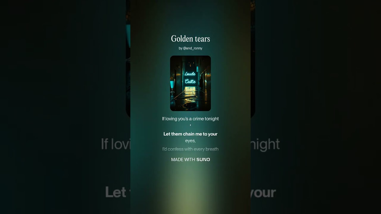 Golden tears