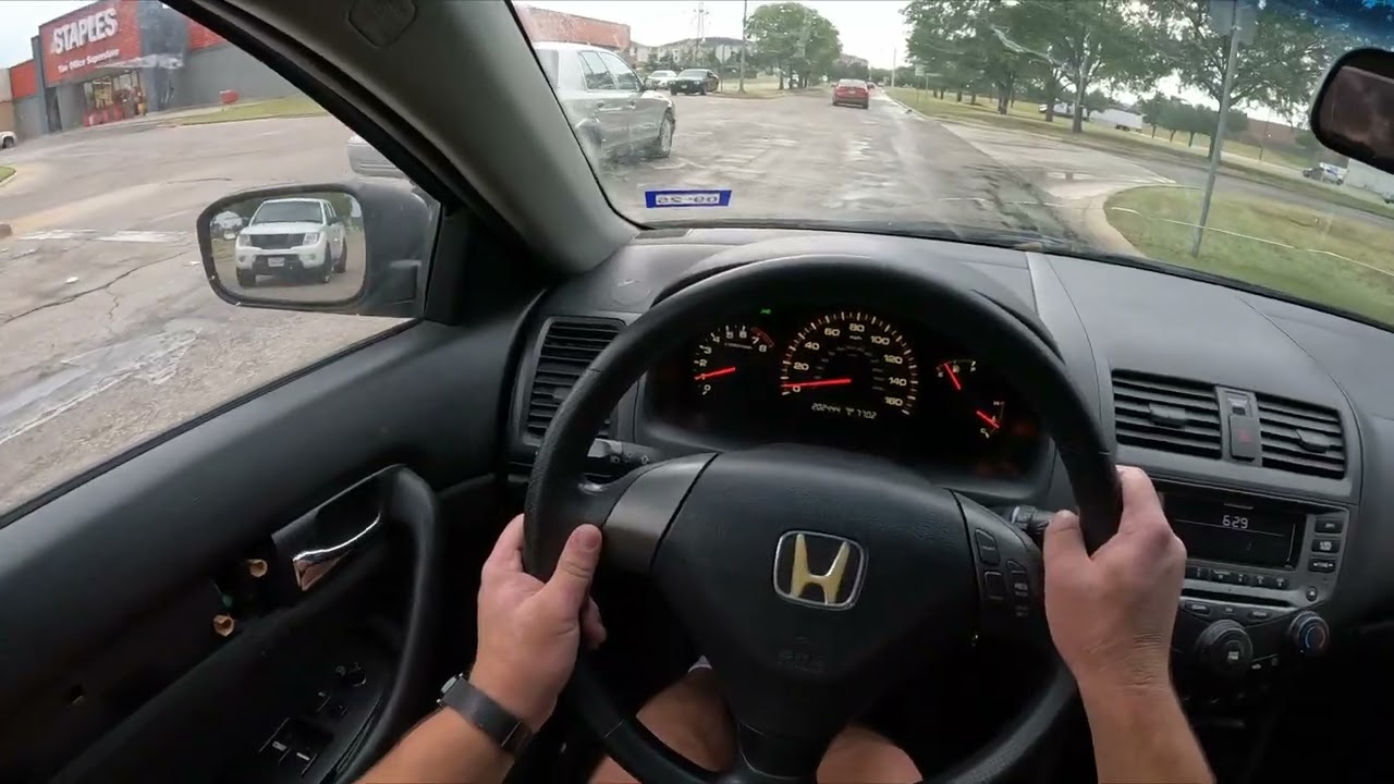 (4K) 2007 Honda Accord LX 2.4L 5 Speed Manual POV Test Drive