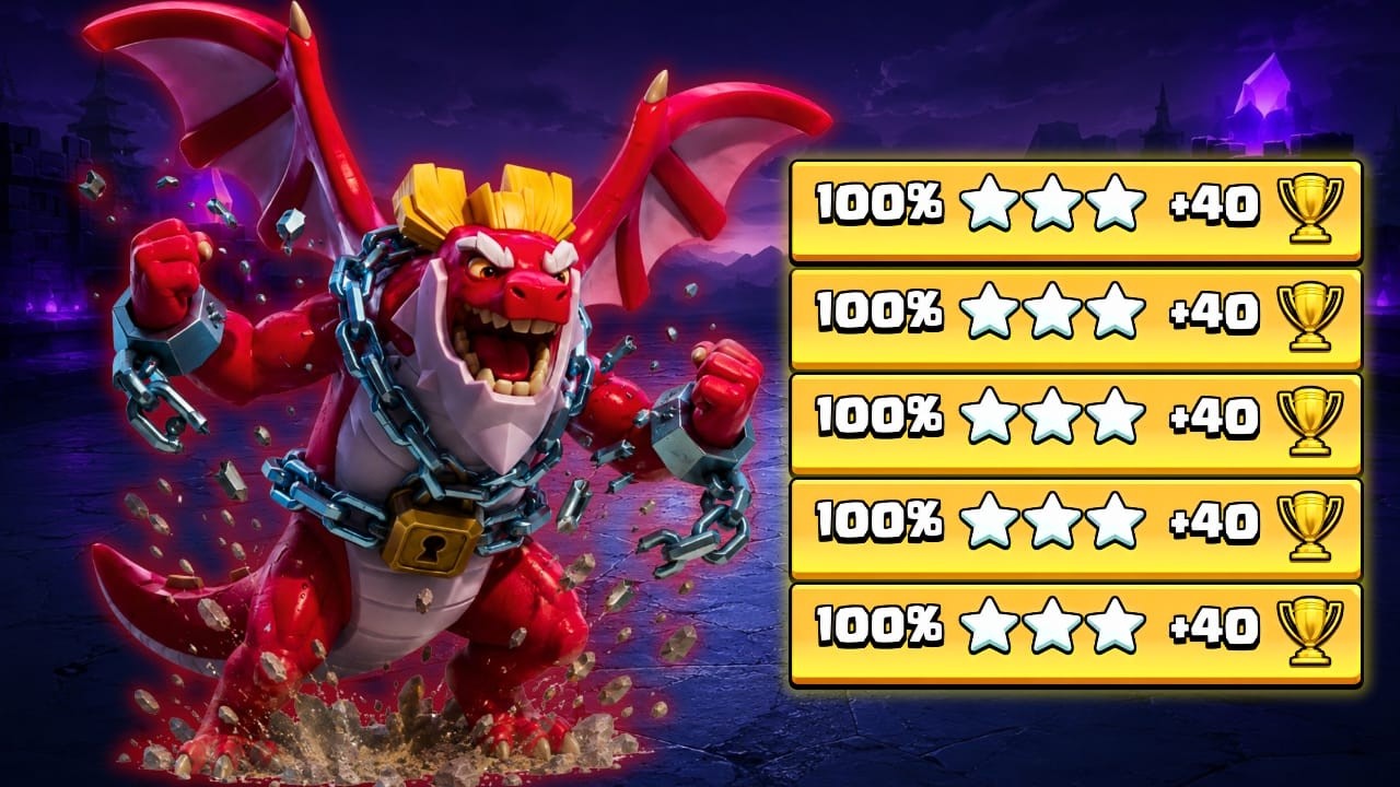 NO BASE CAN SURVIVE THIS DESTRUCTION! | Best TH18 Attack Strategy in TH18 Ranked Mode