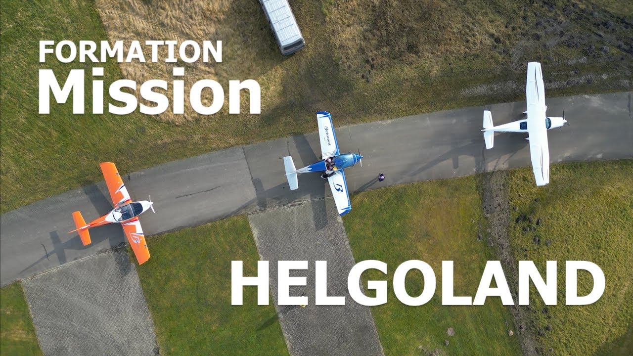 Formationsflug nach Helgoland