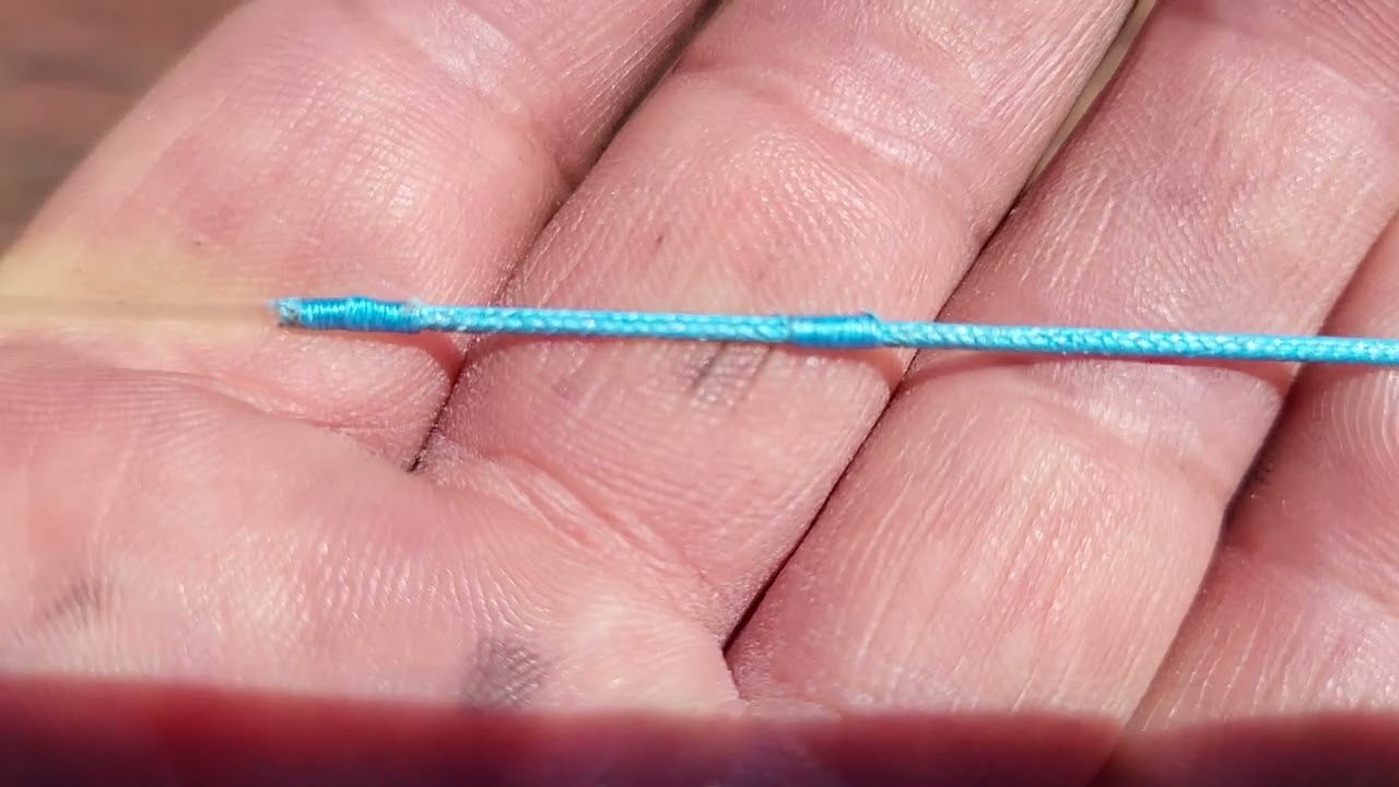 Failed wind-on leaders. Don't do this at home.