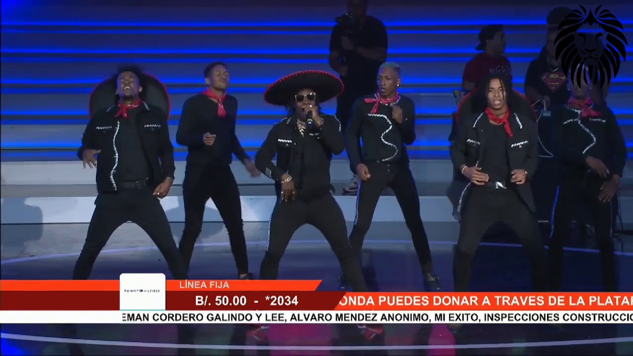 Italian Somalí Cantando en la Teletón De Panamá