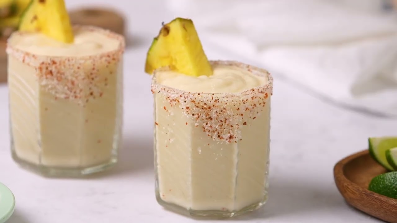 Frozen Pineapple Margaritas