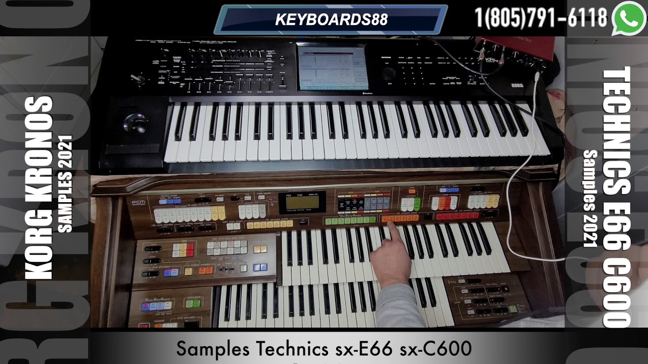 Samples Del Organo Technics E66 C600 KORG KRONOS SAMPLES 2021