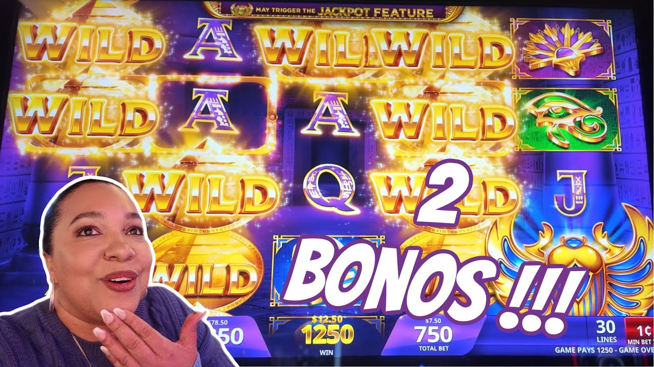 2 BONOS!! JUGANDO EGYPTIAN LINK POR PRIMERA VEZ EN EL CASINO