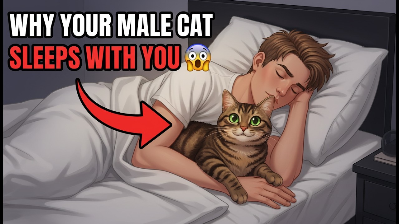 If Your Male Cat Sleeps With You 😺💤 Here’s What It REALLY Means!