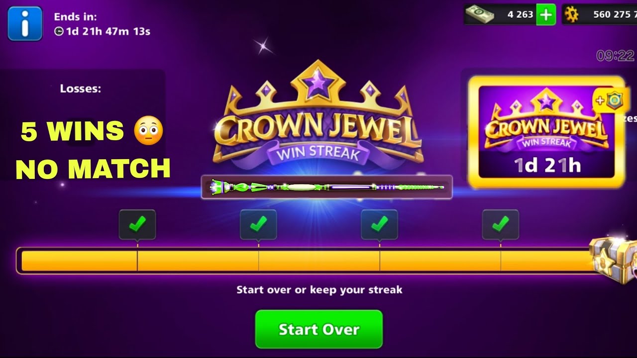 This 5-Win Streak Broke 8 Ball Pool 😳 | Crown Jewel Run.