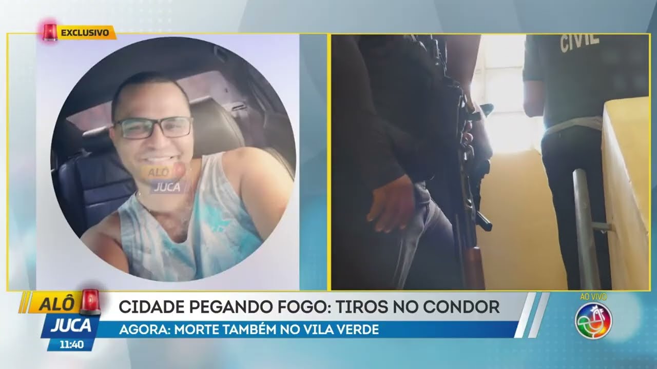 Cidade pegando fogo: Tiros no Condor  | ALÔ  JUCA | TV ARATU