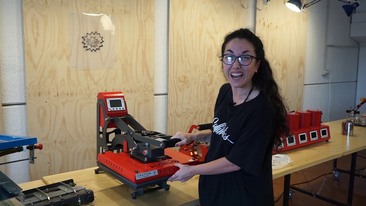 La Termopressa per Polimerizzare gli inchiostri per serigrafia. Di CPL Fabbrika