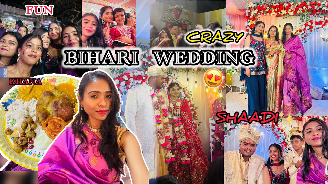 I went to attend a *Bihari* Wedding🤩😍|Wedding Vlog✨🥳 #biya#wedding 