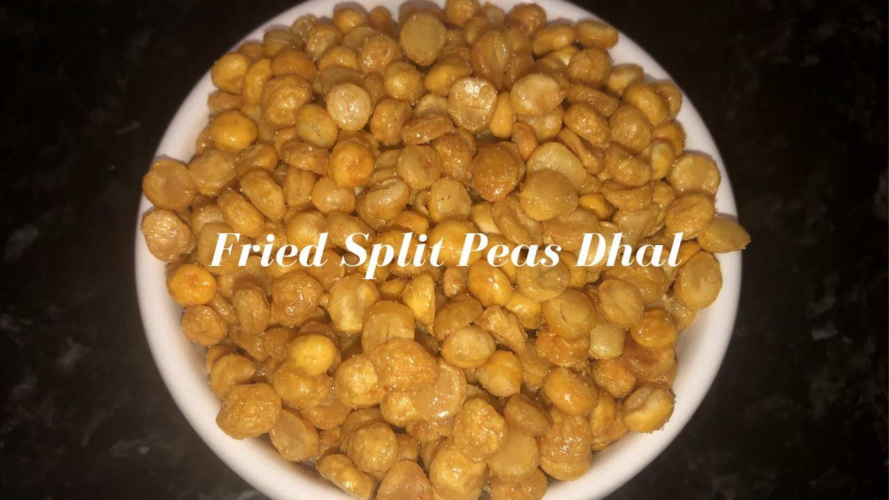 HOW TO MAKE GUYANESE FRIED SPLIT PEAS DHAL
