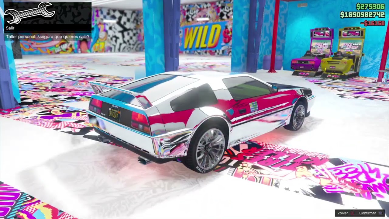 GTA V Online Tuneando auto Deluxo Cromado [Del viaje al futuro]