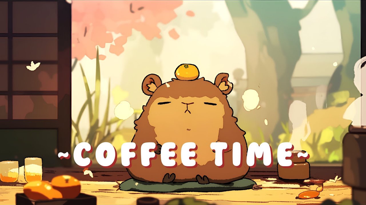 [Long Session] 24/7 Capybara Lofi Beats | Ambient Study Beats Mix 🦫 🎵 ✨ | Continuous Mix