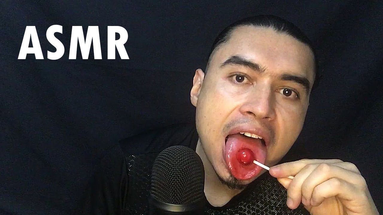 ASMR Lollipop Mouth Sounds | Comiendo Bom Bom Bun | JDiego Come