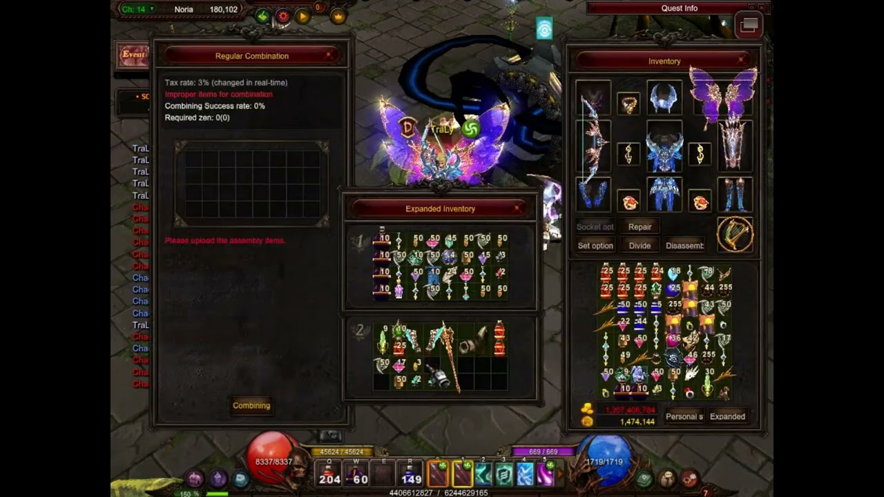 Creating Horn of Fenrir + Destroy - Mu Online