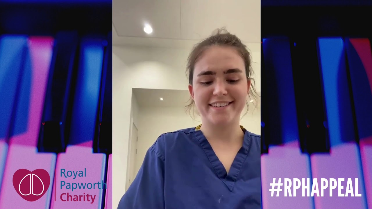 Nursing Apprentice sings 'We will rise', Andra Day supporting the NHS during the COVID-19 pandemic.