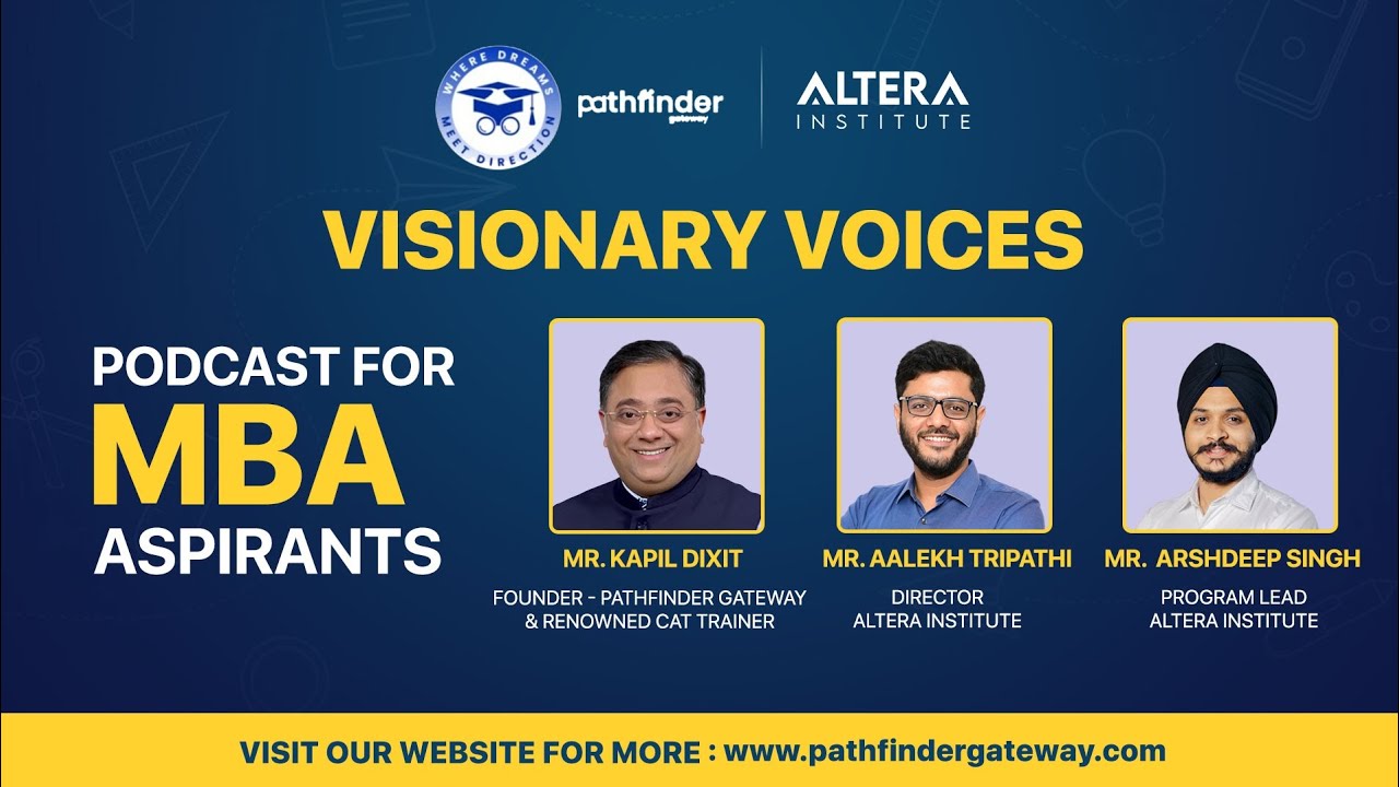 Visionary Voices with Aalekh (ex-IIM Ahmedabad) & Arshdeep (ex-FMS), Altera Institute Directors
