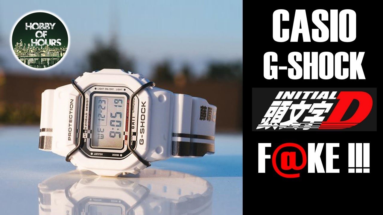 Casio G-Shock Initial D F@ke