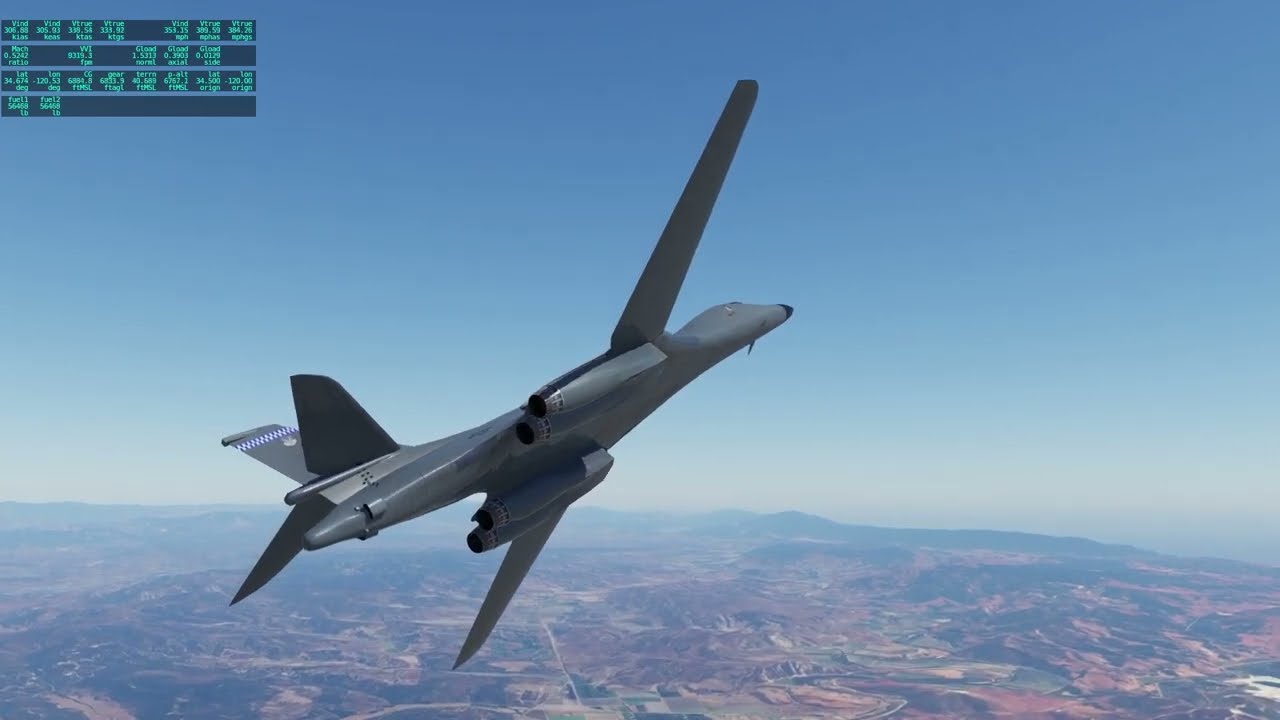 X-Plane 12 - Freeware X-3, Wright Flyer, and B-1B Tests
