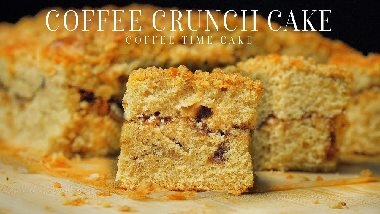 Coffee Cake Recipe | Coffee Crunch Cake For Coffee Time !