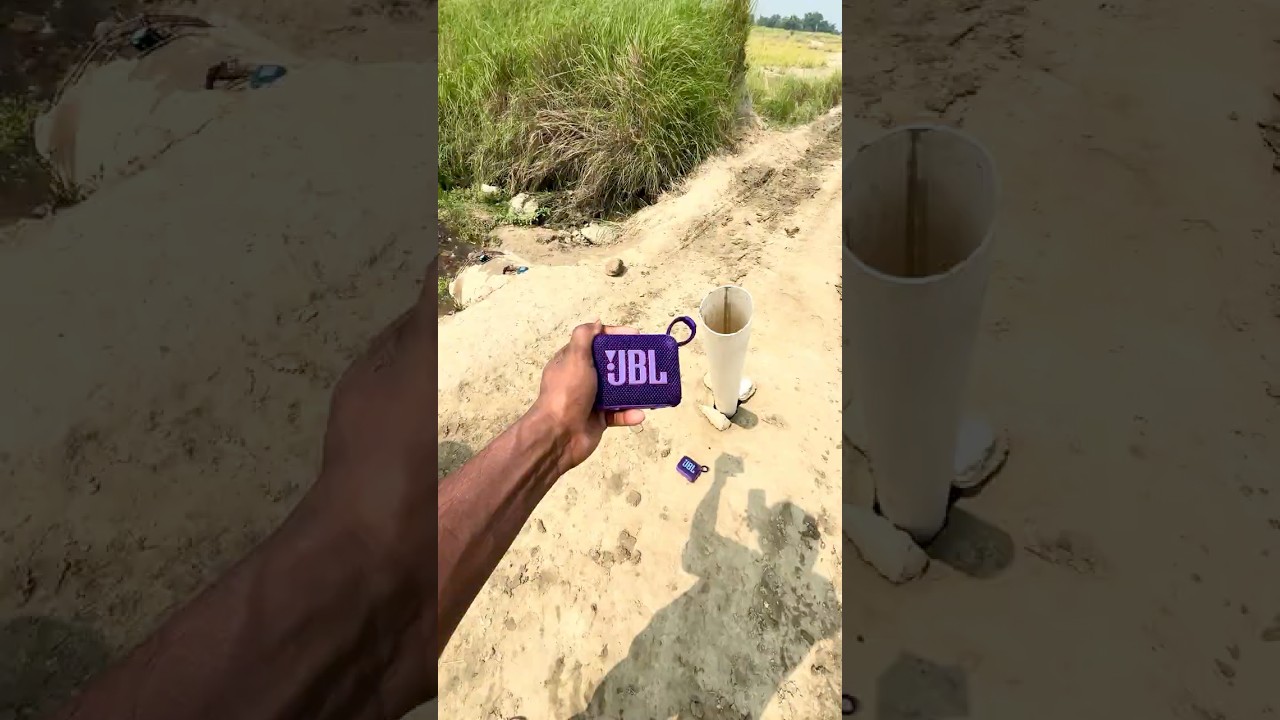 Я промыл колонку JBL Go 4 водой от пыли.