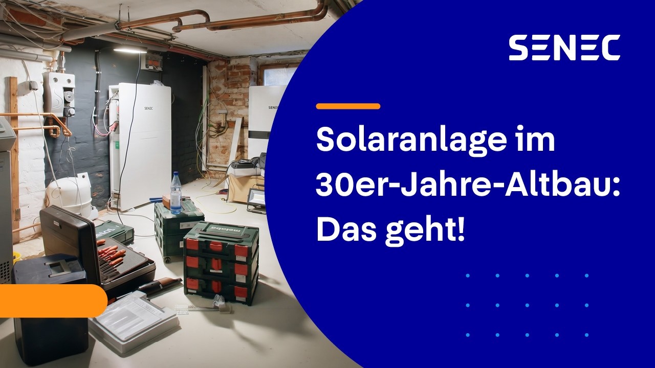 ⚡Altbau wird energieautark: Installation SENEC.Home E4 Stromspeicher und einer SENEC.Wallbox premium