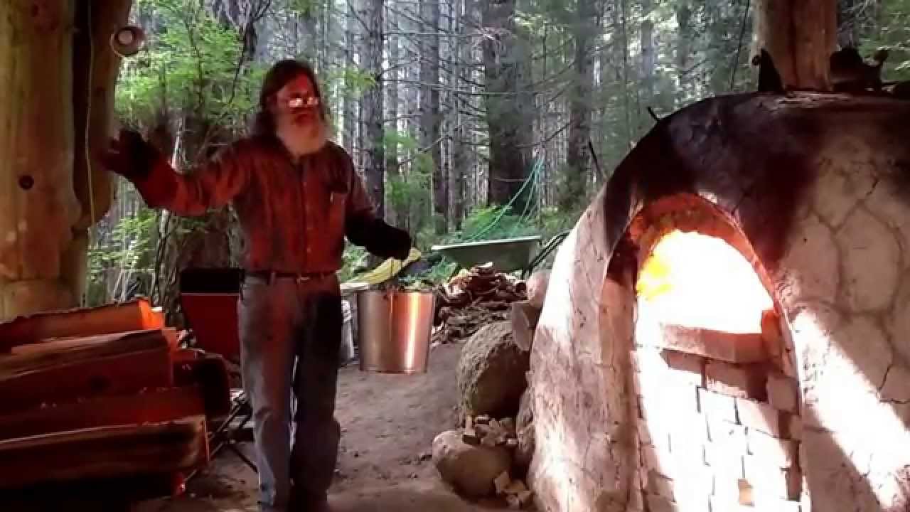 Anagama firing 2014! Showing Gordon Hutchens and the use of water in kiln to push heat