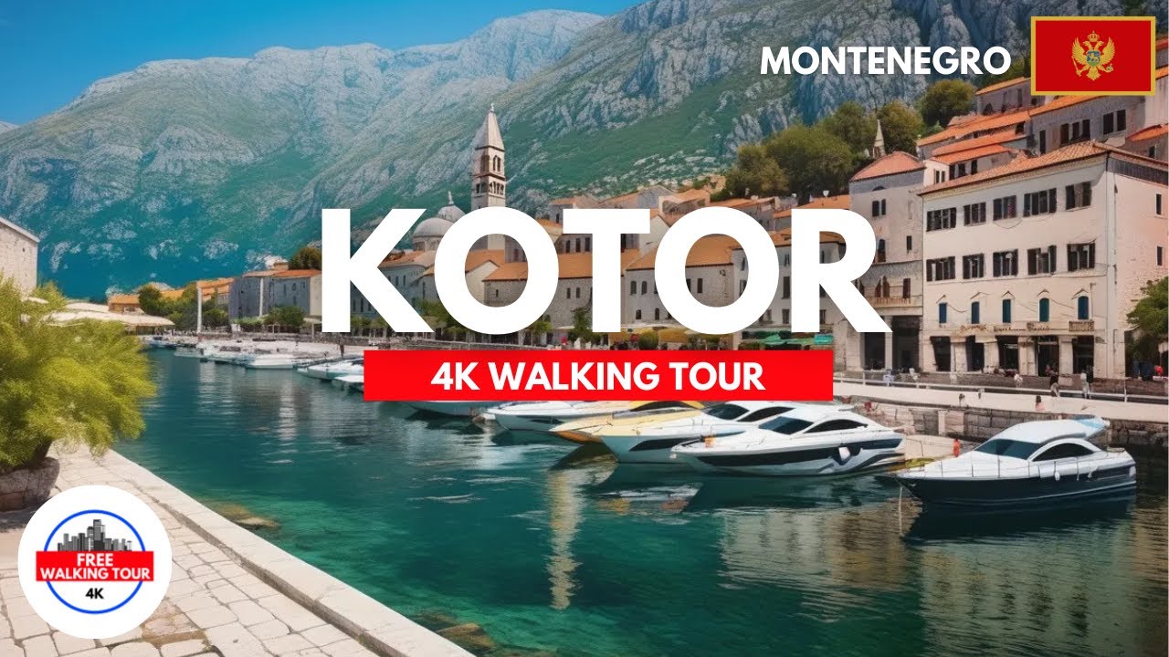 Kotor, Montenegro Walking Tour 4K/60FPS | Exploring the Pearl of the Balkans!