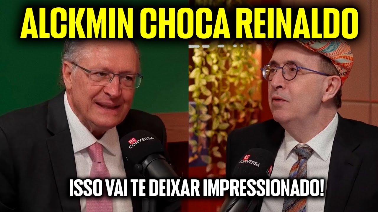 ALCKMIN DEIXA REINALDO AZEVEDO SEM REAÇÃO APÓS RELEVAR COMO É SER VICE PRESIDENTE DE LULA!!!!