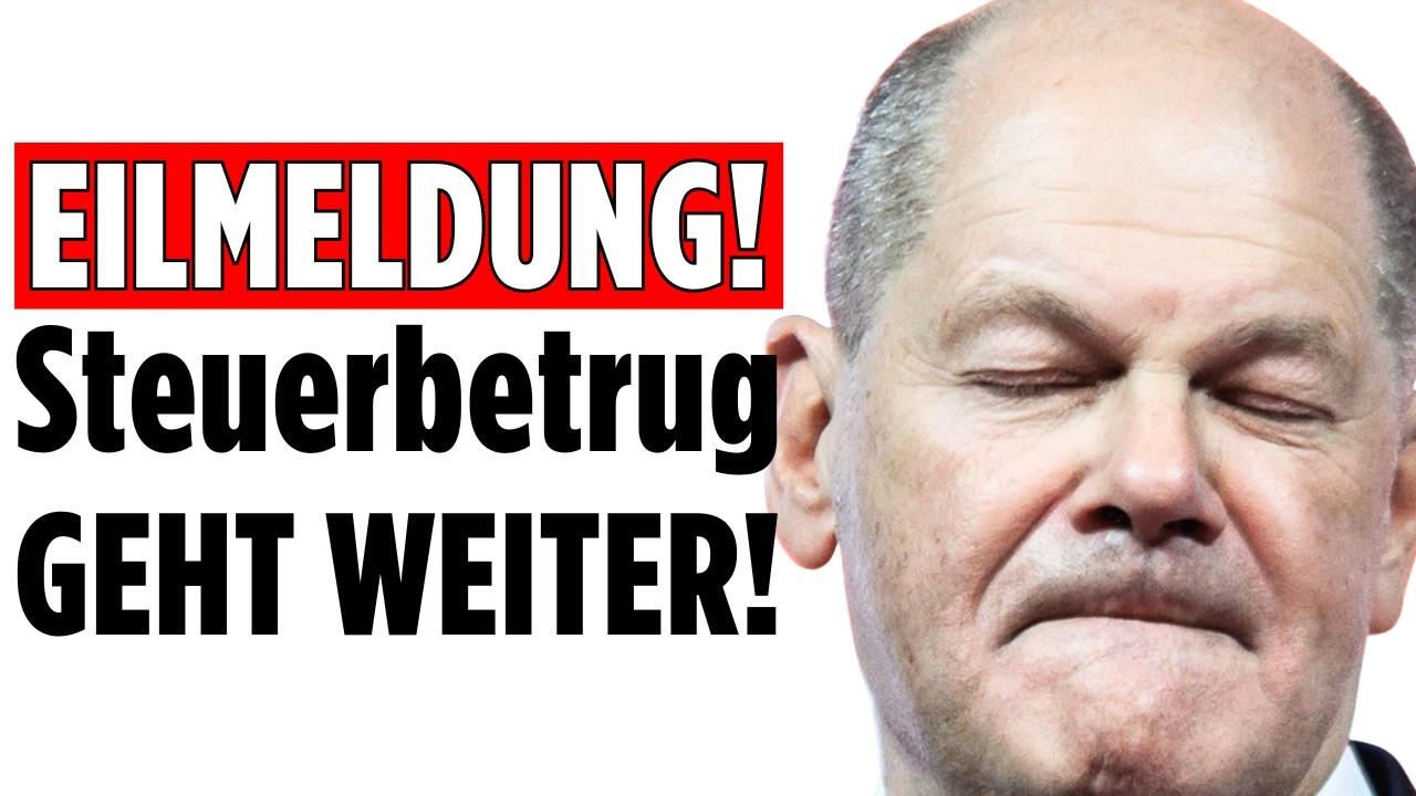 🔥 SKANDAL! SCHOLZ & CO. ERTAPPT - Steuerraub geht einfach weiter!