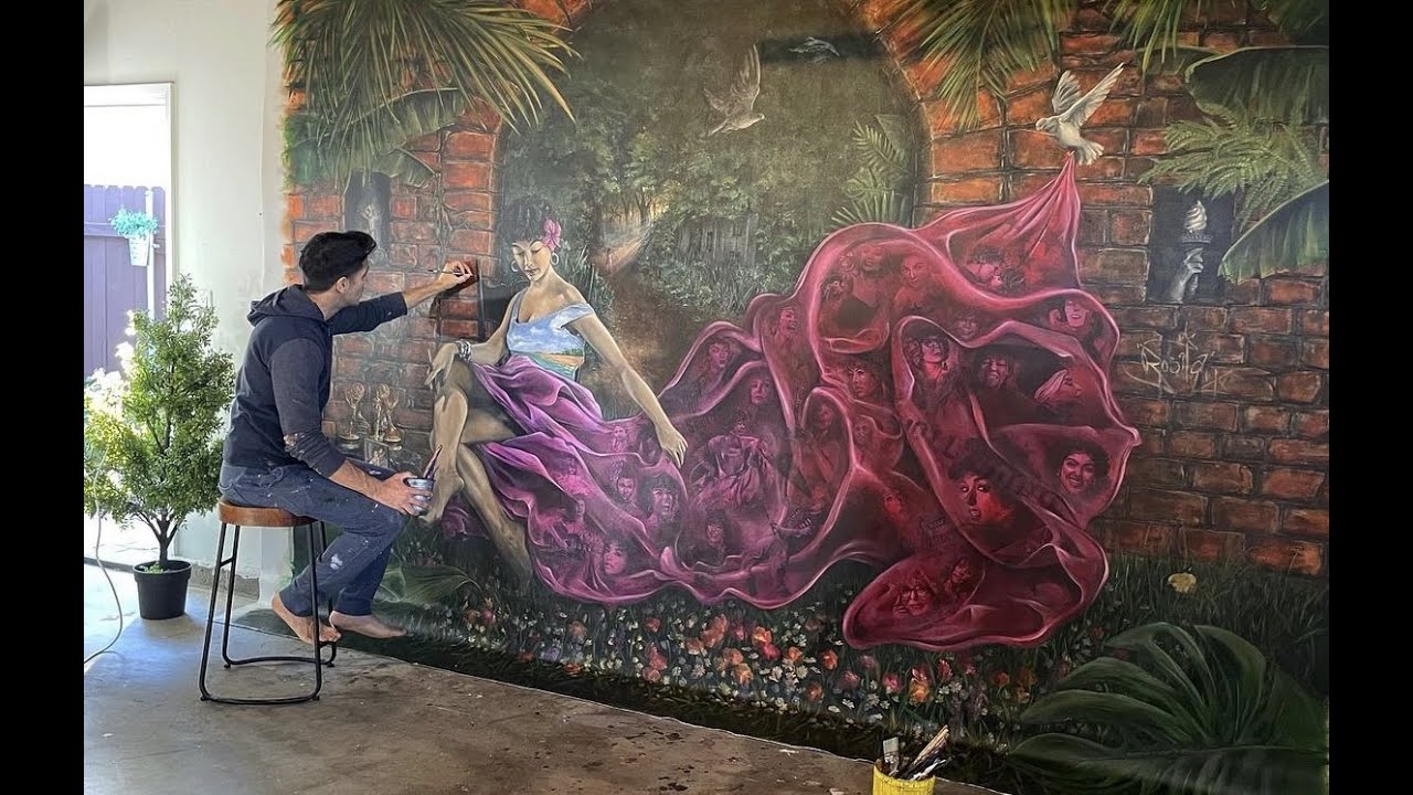 Painting Rita Moreno (Step by Step - Time Lapse)