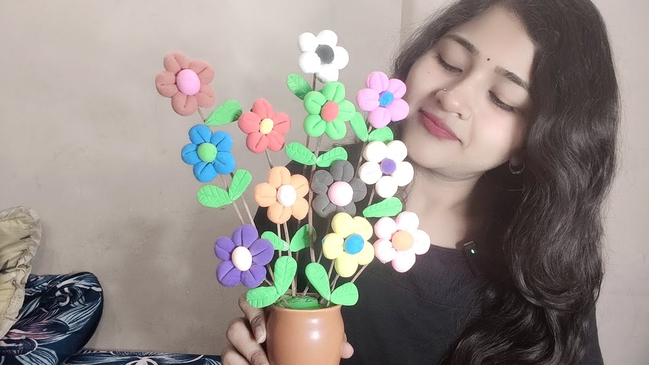 Unique flower pot bnaya🌸🌸🌸🌸#Surbhivibes #creativity #newday