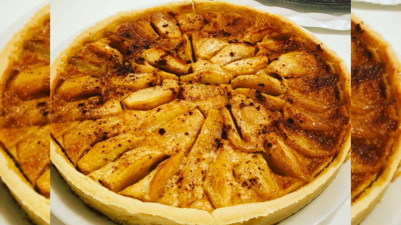 Tarte aux pommes à l'Alsacienne au Thermomix