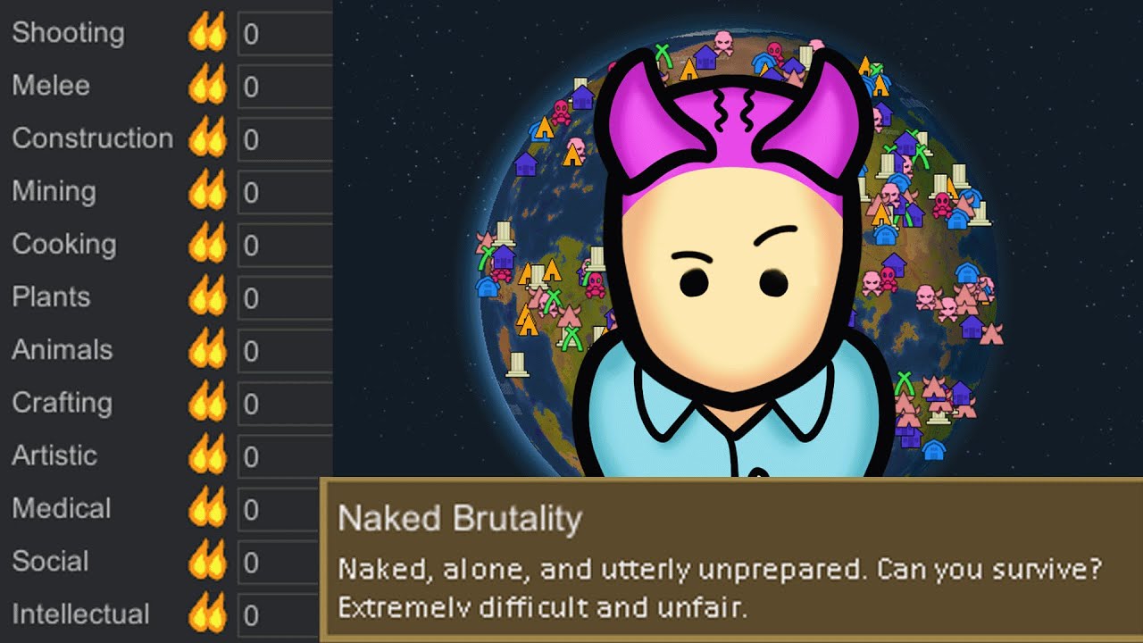 Can I Survive All Passions No Skills In Rimworld?