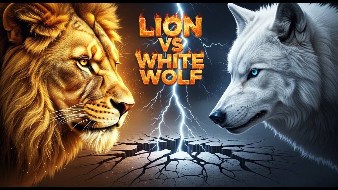 Legendary Lion vs Savage White Wolf | Arena Clash Begins | Part 1