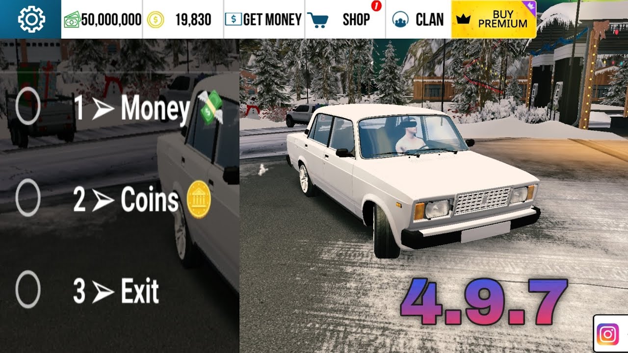 SCRIPT CAR PARKING MULTIPLAYER UPDATE V4.9.7 money and coin 