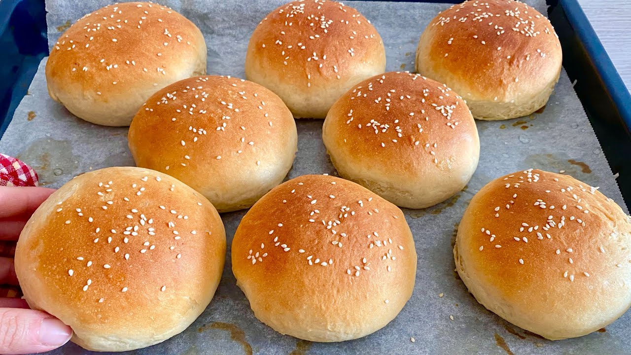 DE MAKKELIJKSTE MANIER OM HAMBURGER BROODJES TE MAKEN! Brood Recepten