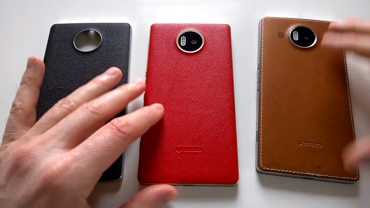 Recenzja skórzanych etui Mozo dla telefonów Lumia 950 oraz Lumia 950 XL